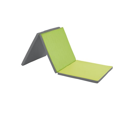 Saltea de gimnastica pliabila Green, 180x70x4 cm, cu certificat Oeko-Tex, cresa si gradinita - poza 2