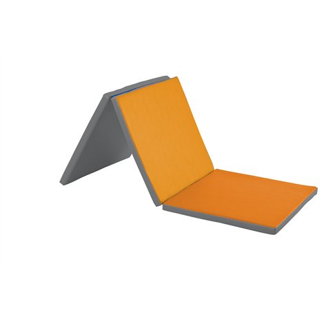 Saltea de gimnastica pliabila Yellow, 180x70x4 cm, cu certificat Oeko-Tex, cresa si gradinita - poza 3
