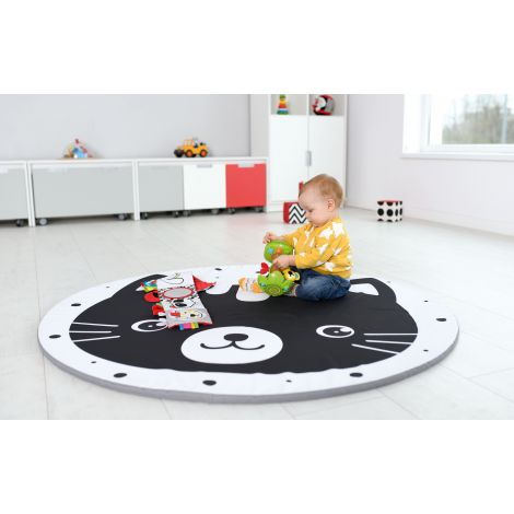 Saltea de joaca 140 cm Pisica Neagra - poza 5