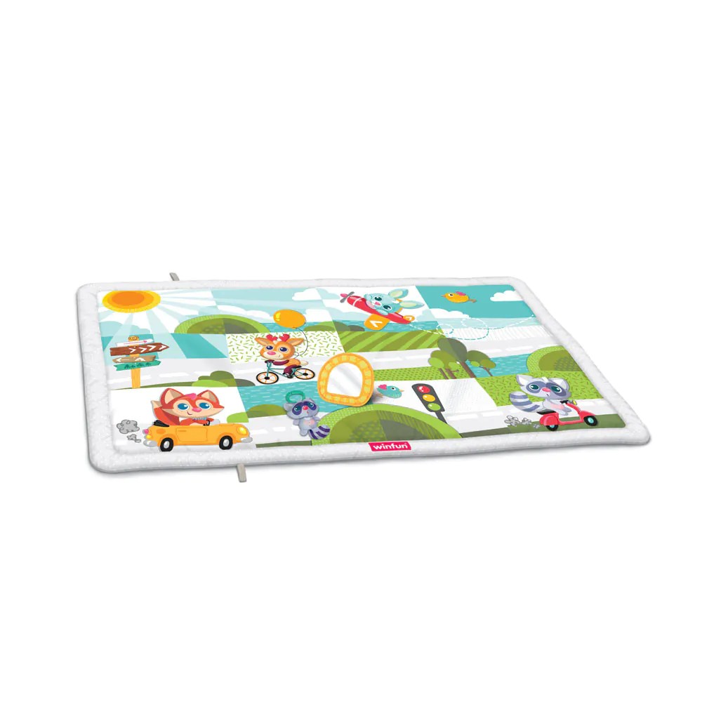 Saltea de joaca Winfun Snuggle Pals 143x88 cm - poza 1