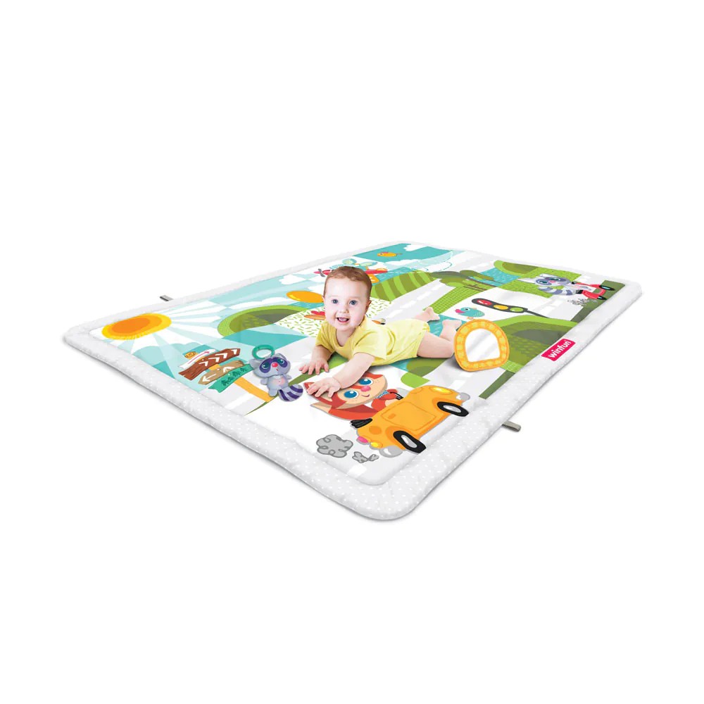 Saltea de joaca Winfun Snuggle Pals 143x88 cm - poza 5