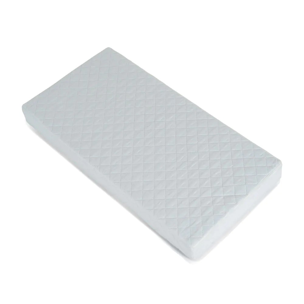 Saltea de spuma cu cocos Moni Hugzzz 60 x 120 x 12 cm Alb - poza 1