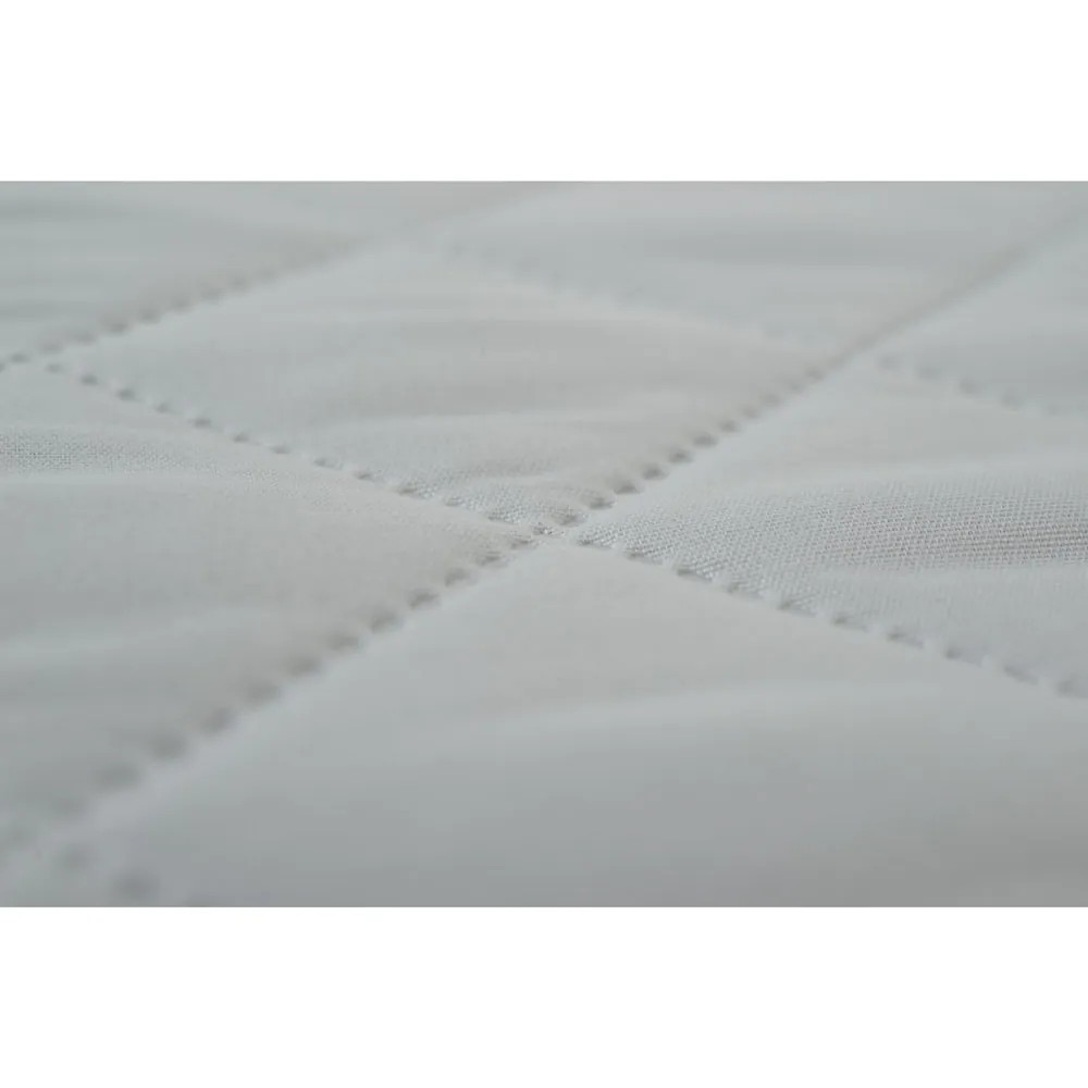 Saltea de spuma cu cocos Moni Hugzzz 60 x 120 x 12 cm Alb - poza 4