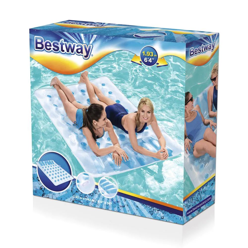 Saltea dubla gonflabila Bestway 193 x 142 cm - poza 2