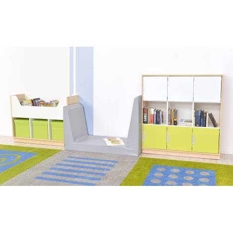 Saltea gri pentru dulap Quadro Casuta - poza 3