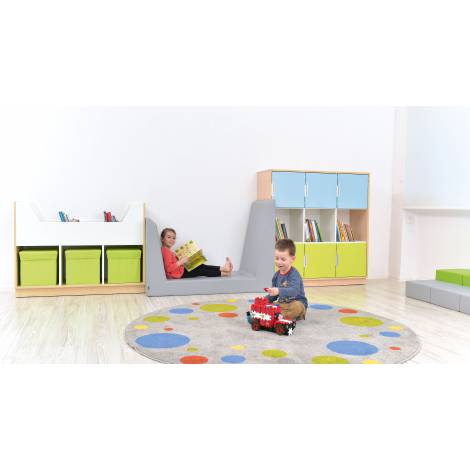 Saltea gri pentru dulap Quadro Casuta - poza 5