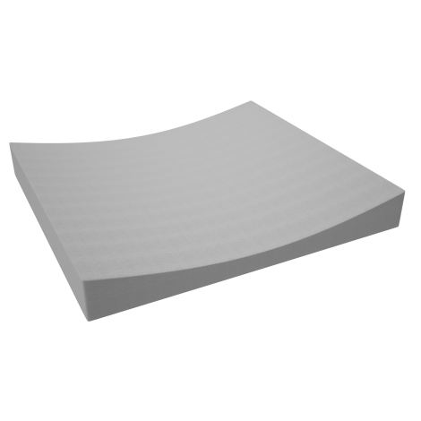 Saltea gri pentru infasat si schimbat scutece, 79 x 73 x 10 cm, potrivita cu masa MO099328B, cresa si gradinita - poza 1