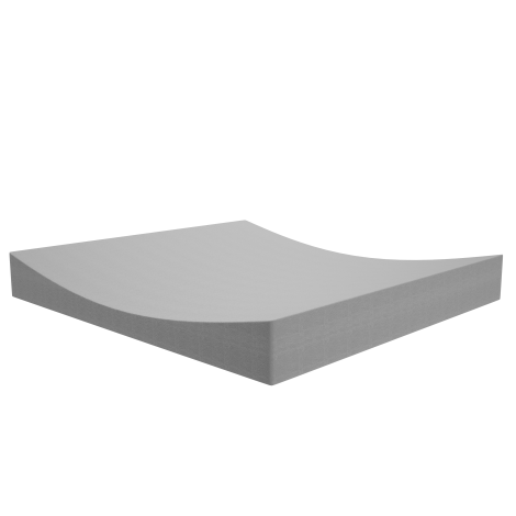 Saltea gri pentru infasat si schimbat scutece, 79 x 73 x 10 cm, potrivita cu masa MO099328B, cresa si gradinita - poza 2