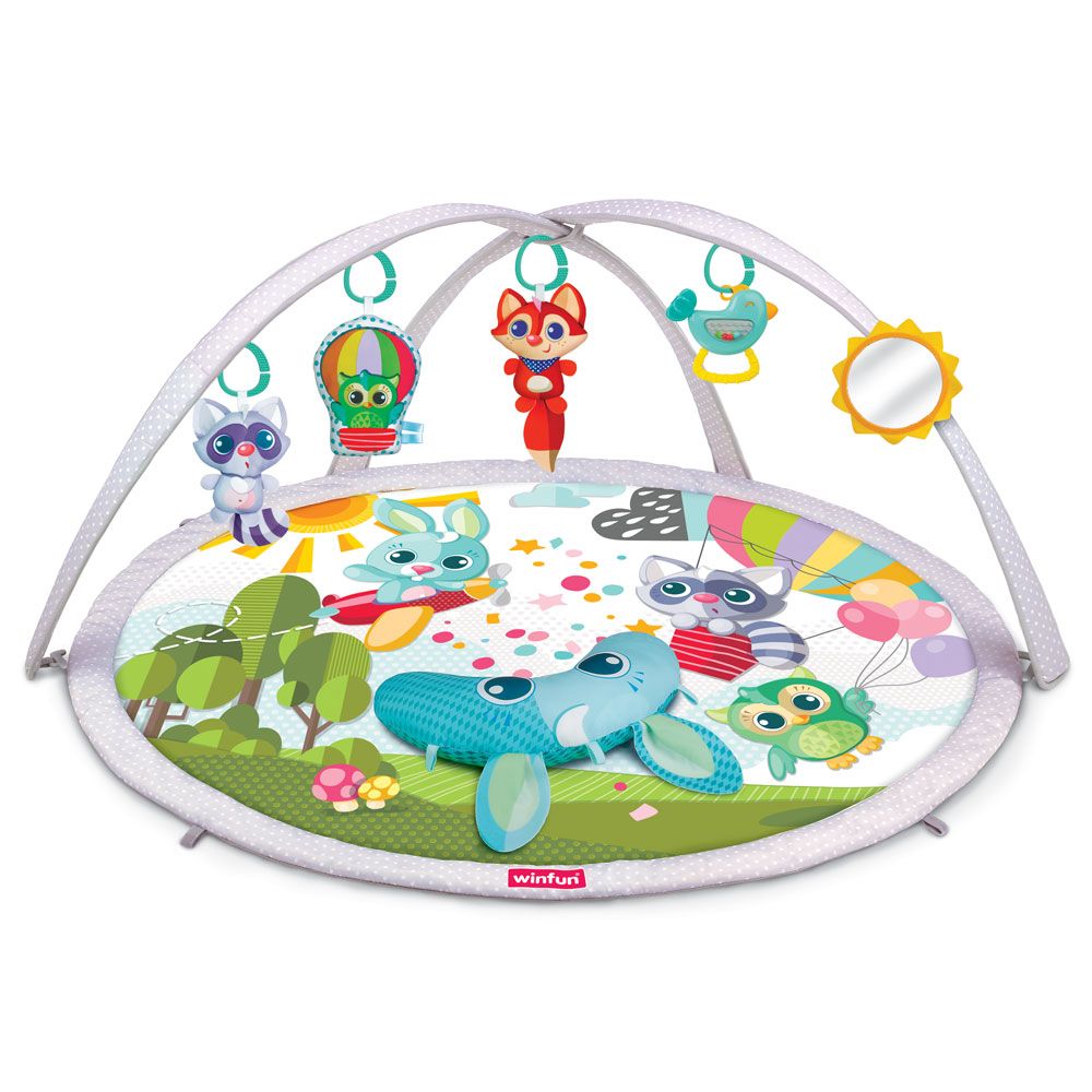 Saltea mare de activitati Winfun prietenii din padure 106 x 88 cm - poza 1