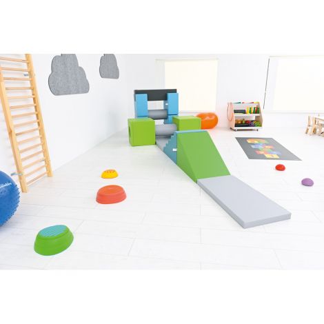 Saltea mica gri, 120 x 60 x 7 cm, element gimnastica gradinita si scoala - poza 3
