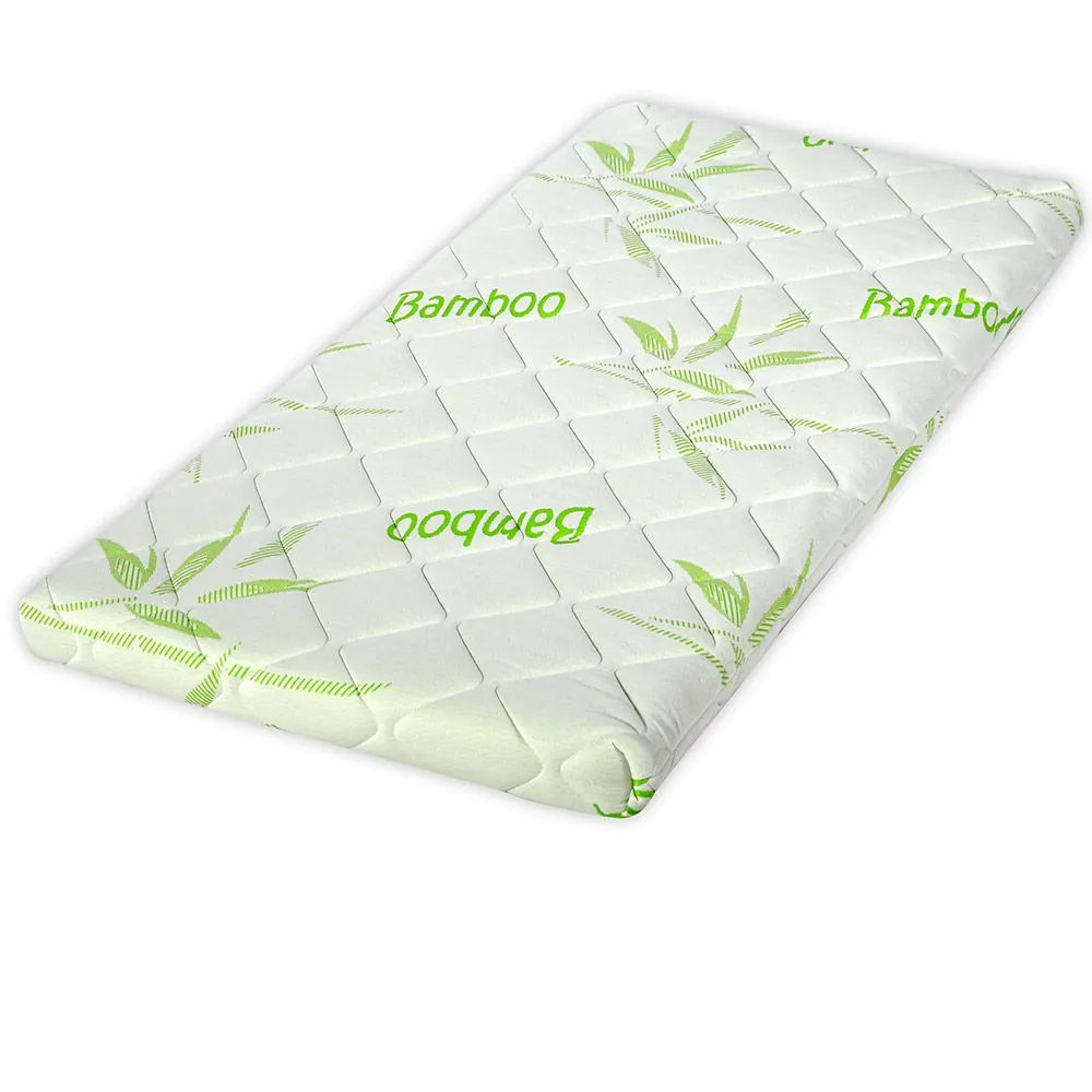 Saltea pat, Air Comfort Bamboo, 60x120x9 cm, husa bambus, spuma elastica cu canale - poza 1