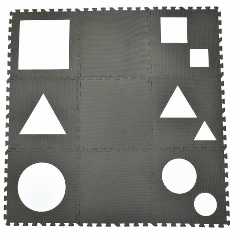 Saltea puzzle 3D Creative Alb-Negru - poza 2