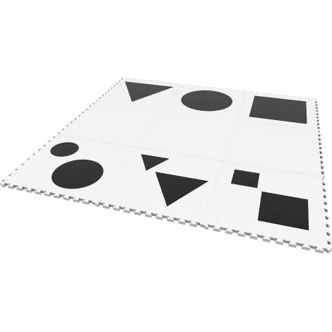 Saltea puzzle 3D Creative Alb-Negru - poza 4