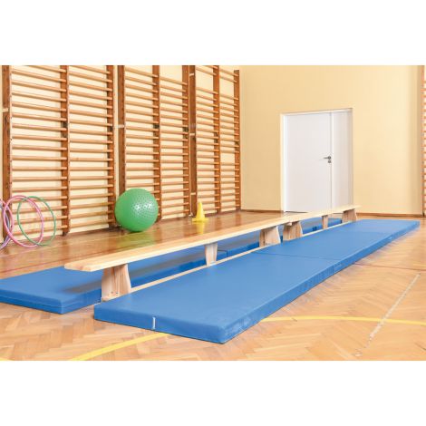 Saltea sport scolara albastra, antialunecare, 183 x 90 x 8 cm - poza 4