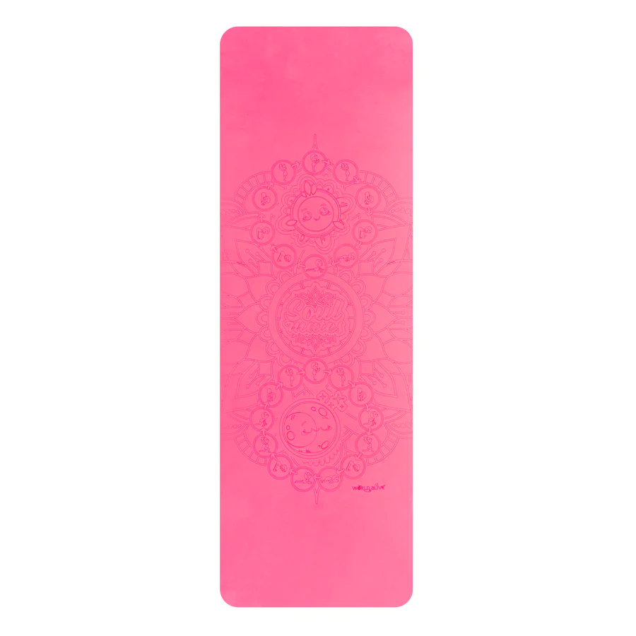 Saltea Yoga pentru adulti, ecologica - Sun and Moon, roz