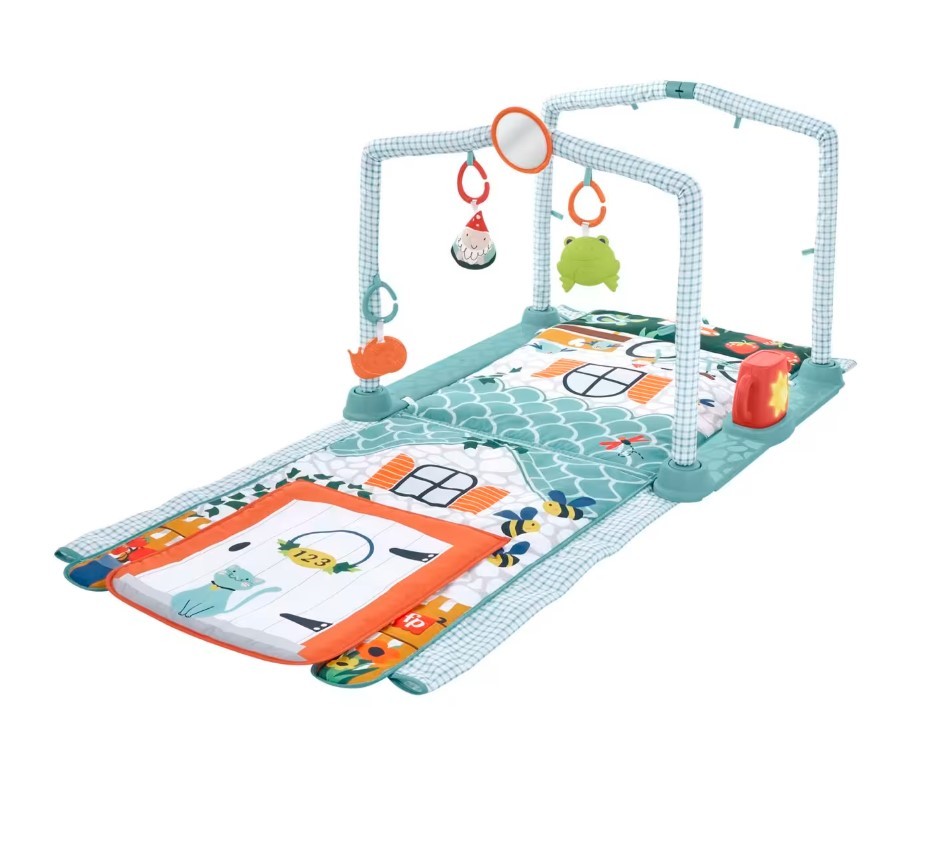 Salteluta de activitati 3 in 1 Fisher Price Crawl and Play - poza 1
