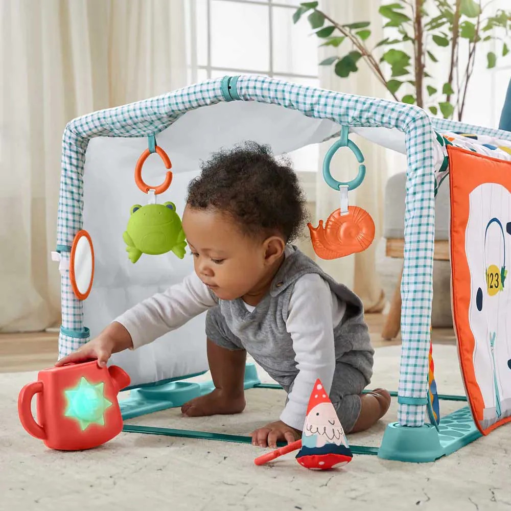Salteluta de activitati 3 in 1 Fisher Price Crawl and Play - poza 3