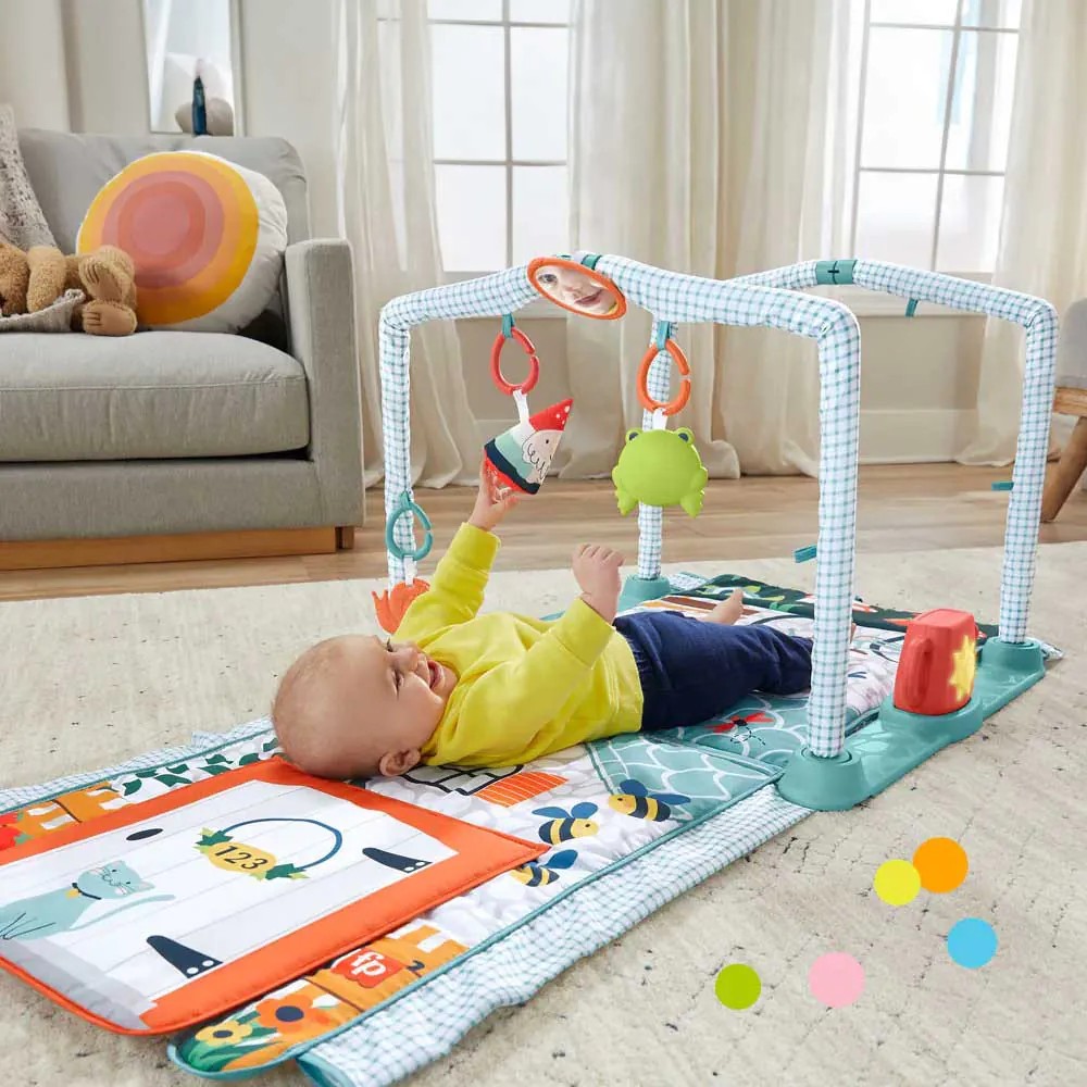 Salteluta de activitati 3 in 1 Fisher Price Crawl and Play - poza 4