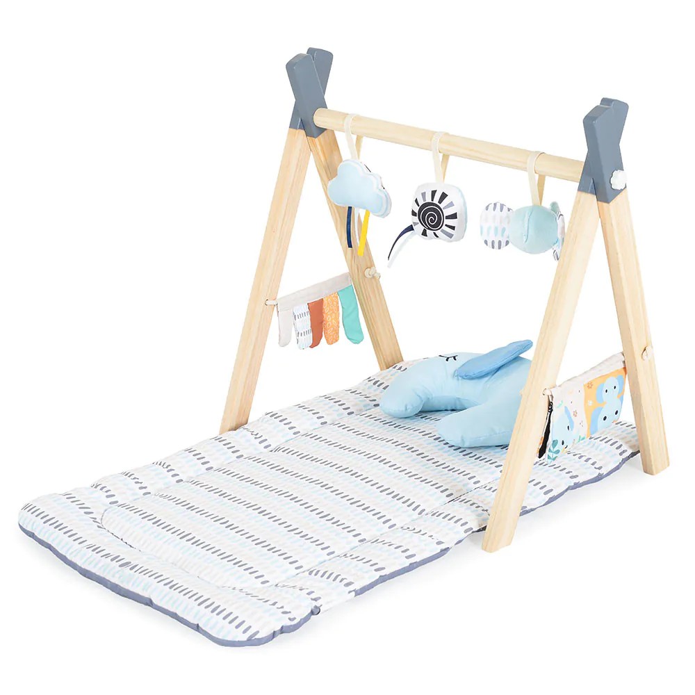 Salteluta de activitati Moni Sahara 82 x 53 x 58 cm Gri, Alb - poza 3