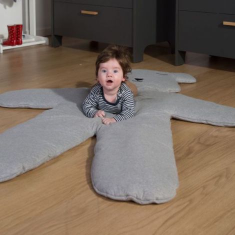 Salteluta de joaca Childhome 150 cm, Teddy Gri - poza 4