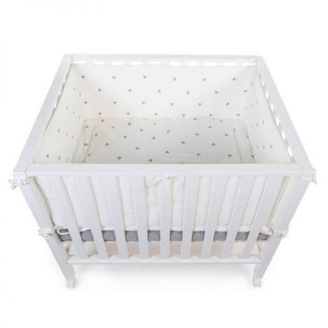 Salteluta de joaca Childhome 75x95 cm Jerse Muselina, Inimioare - poza 2