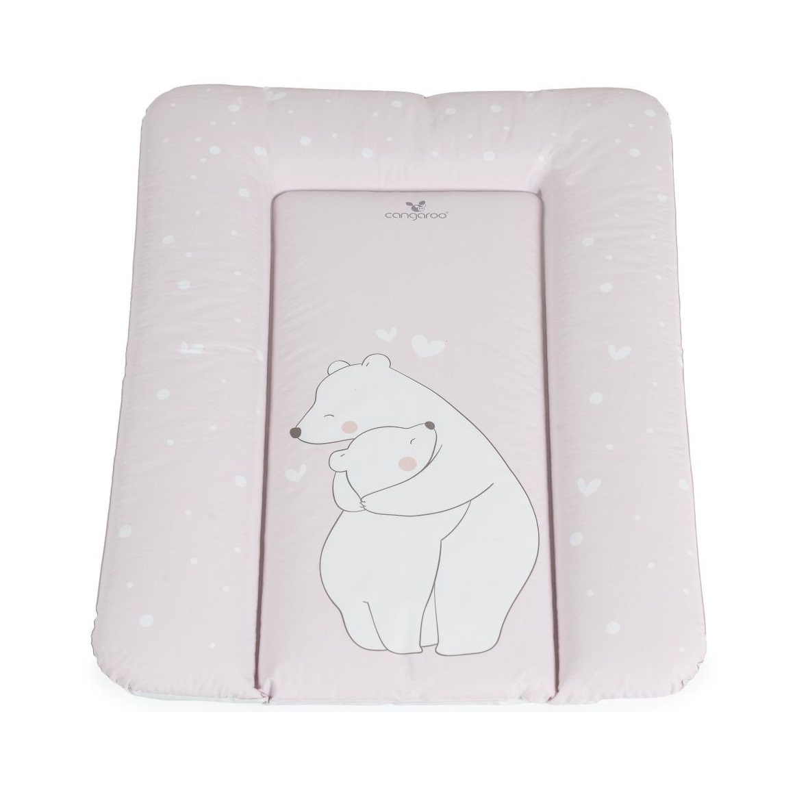 Salteluta de schimbat scutece 70 x 50 cm Cangaroo Pink Bears - poza 1