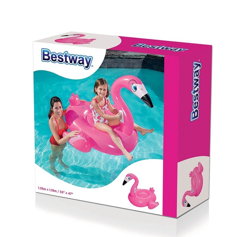 Salteluta gonflabila flamingo roz Bestway - poza 2
