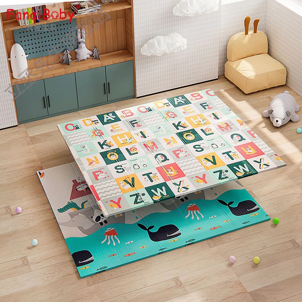 Salteluta termica cu doua fete din spuma XPE 180x160x1 cm - poza 5
