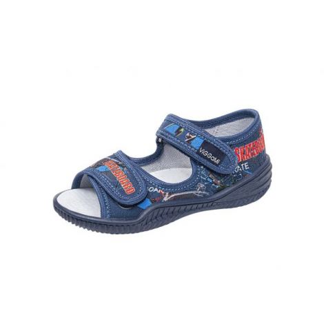 Sandalute cu brant de piele pentru baieti Vi-GGa-Mi Darus Imprimeu marimea 29 - poza 5