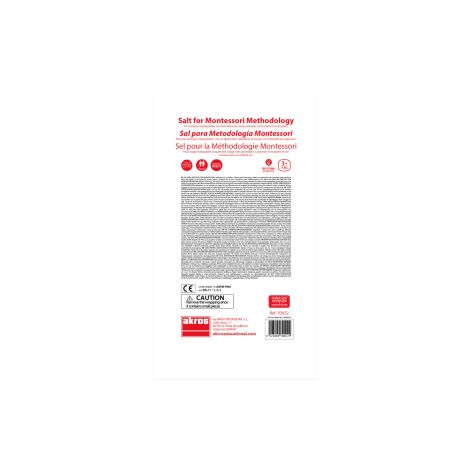 Sare educativa alba 1,3 kg pentru activitati Montessori si senzoriale - poza 3