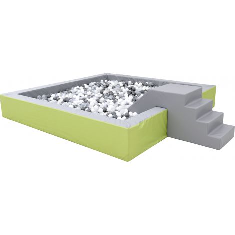 Scara cu tobogan pentru piscina cu bile - poza 3