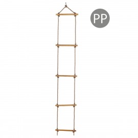 Scara cu trepte de lemn PP 2,5 m (1,80 m) 5 trepte - poza 1