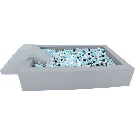 Scara gri pentru piscina cu bile - poza 4