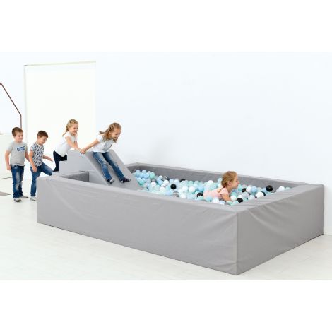 Scara gri pentru piscina cu bile - poza 5