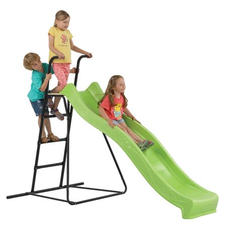 Scara metalica cu platforma 150 cm, pentru tobogan de 2.9 m, KBT - poza 1