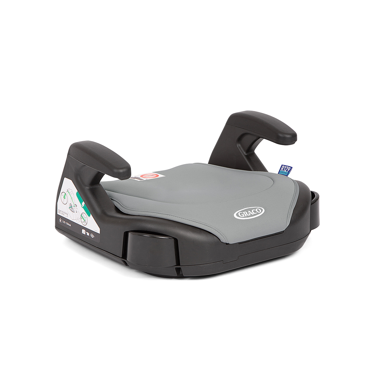 Scaun auto booster i-Size, Graco Booster Basic Opal Sky, 135-150 cm, certificat R129