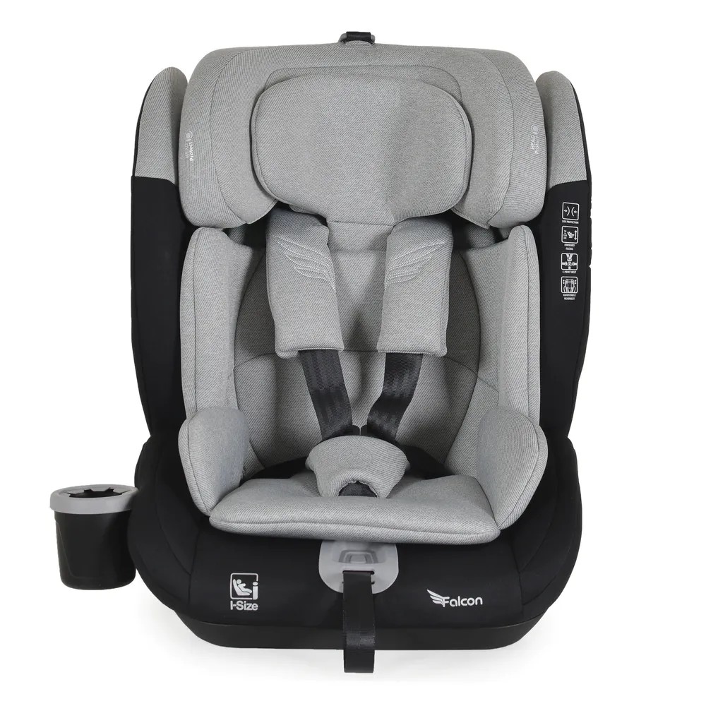 Scaun auto Cangaroo Falcon I-Size (76-150 cm) Opal Gray - poza 1