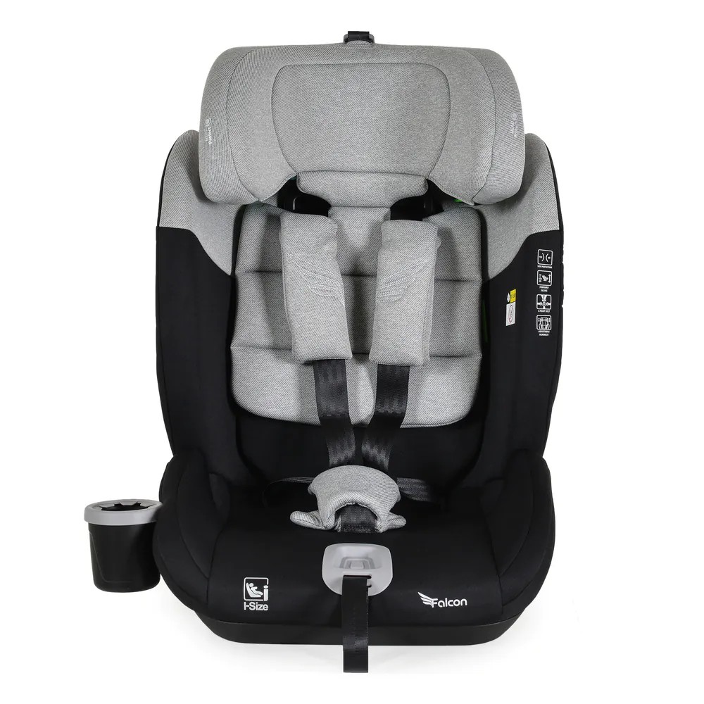 Scaun auto Cangaroo Falcon I-Size (76-150 cm) Opal Gray - poza 2