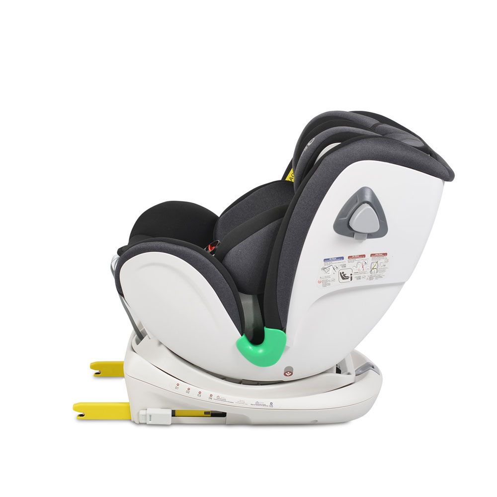 Scaun auto Cangaroo I-size General cu isofix 360 Black 0-36 KG - poza 4