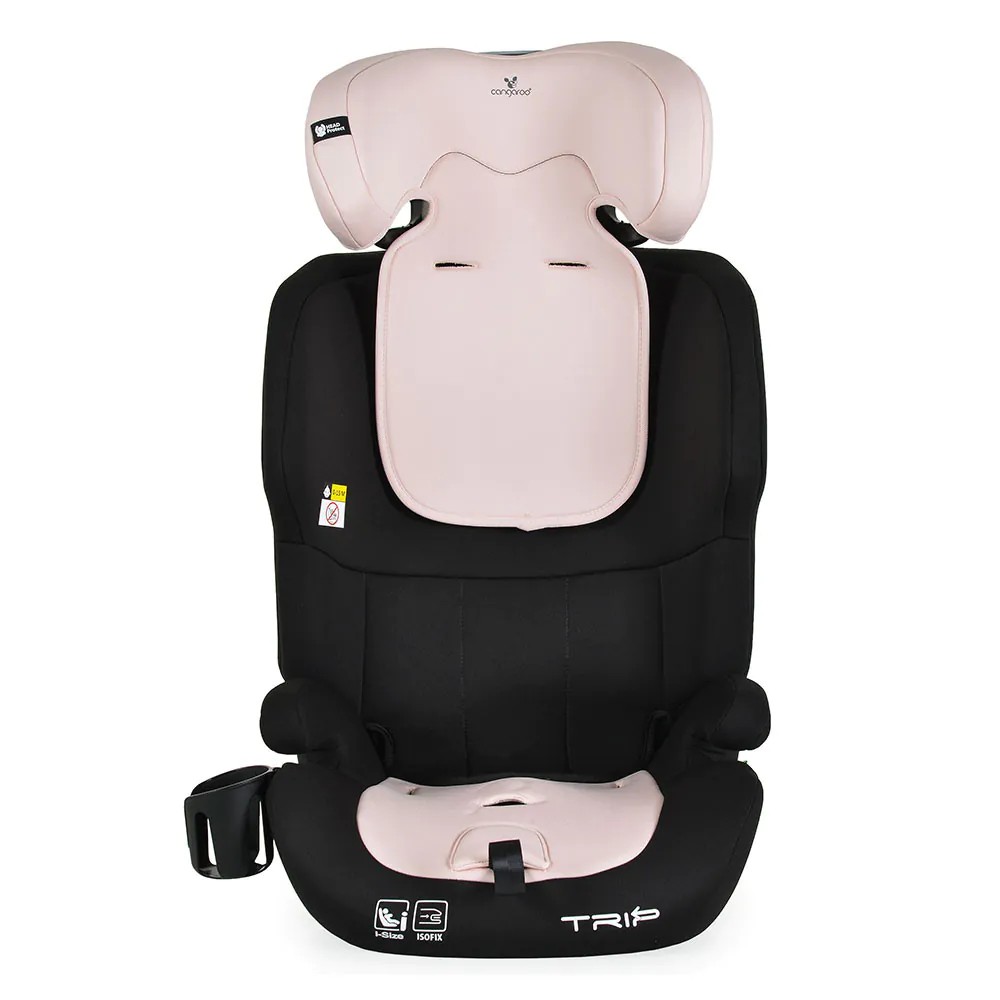 Scaun auto Cangaroo Trip I-Size (76-150 cm) 2026 Baby Pink - poza 4