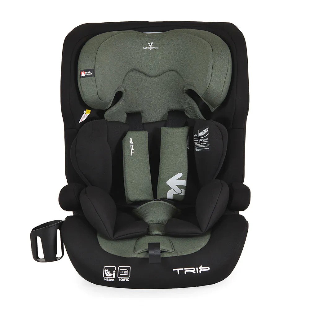 Scaun auto Cangaroo Trip I-Size (76-150 cm) 2026 Hunter Green - poza 2