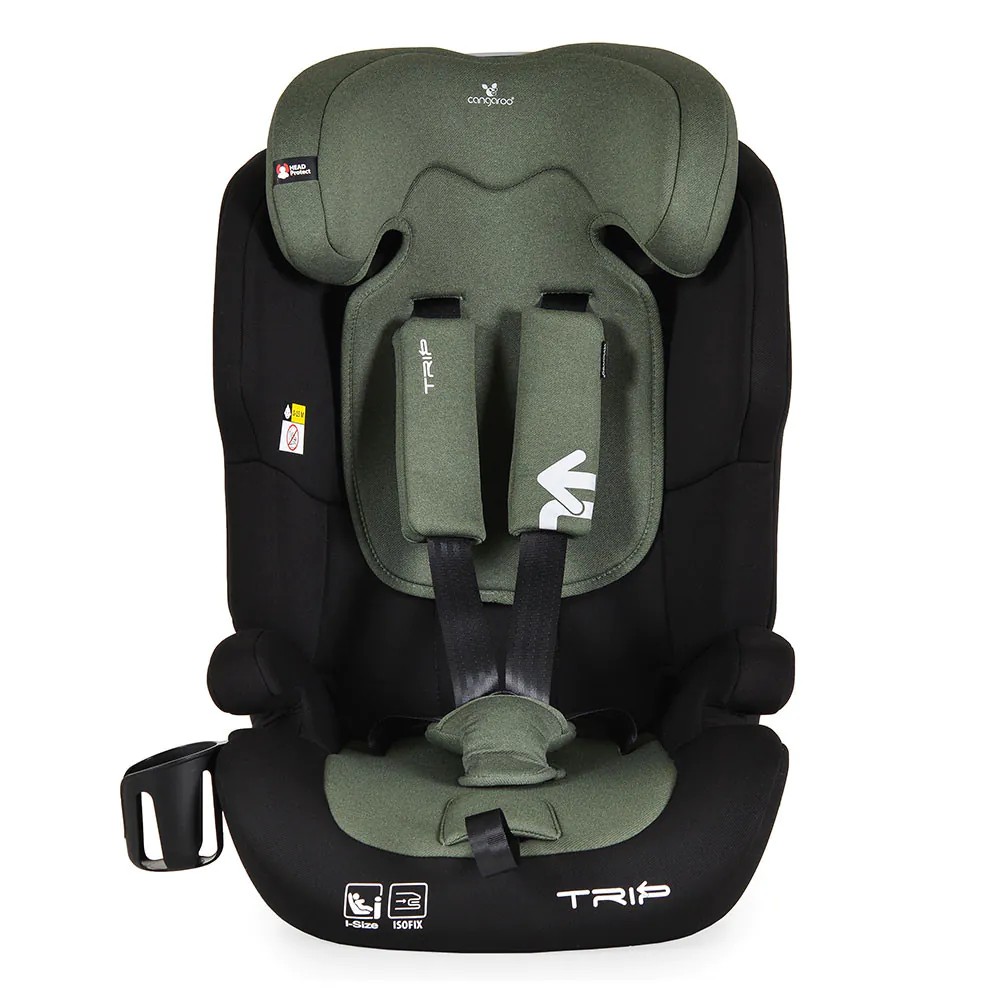 Scaun auto Cangaroo Trip I-Size (76-150 cm) 2026 Hunter Green - poza 3
