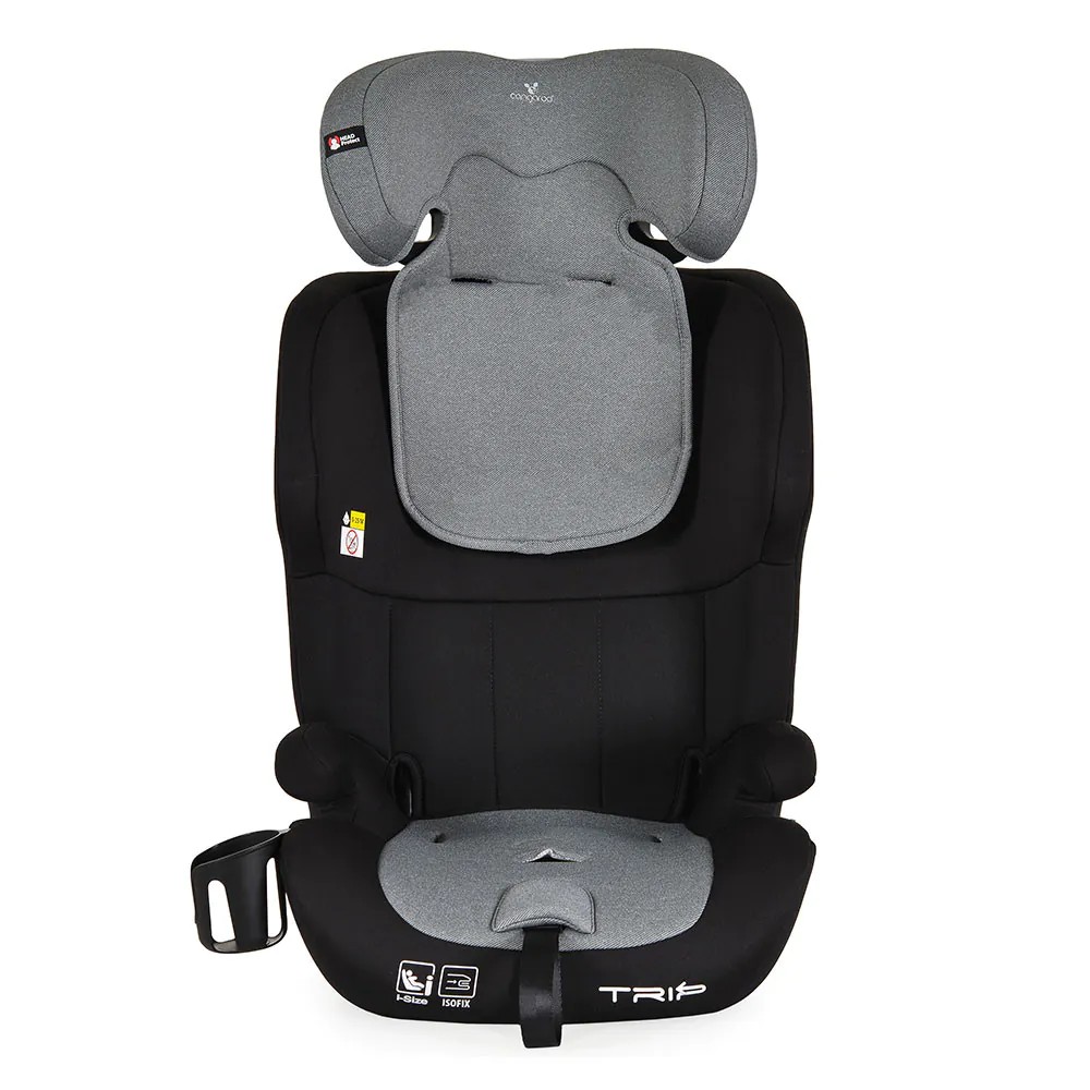 Scaun auto Cangaroo Trip I-Size (76-150 cm) 2026 Intense Grey - poza 4