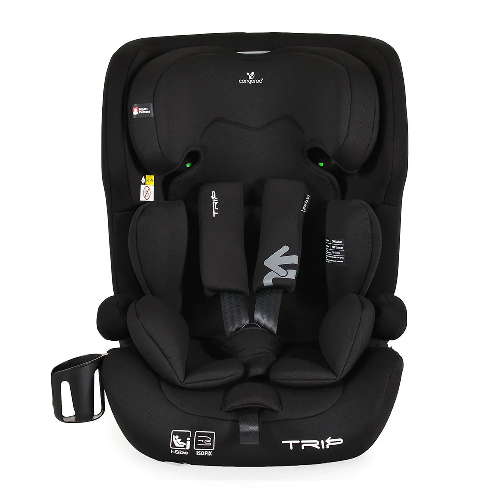 Scaun auto Cangaroo Trip I-Size (76-150 cm) 2026 Midnight Black - poza 2