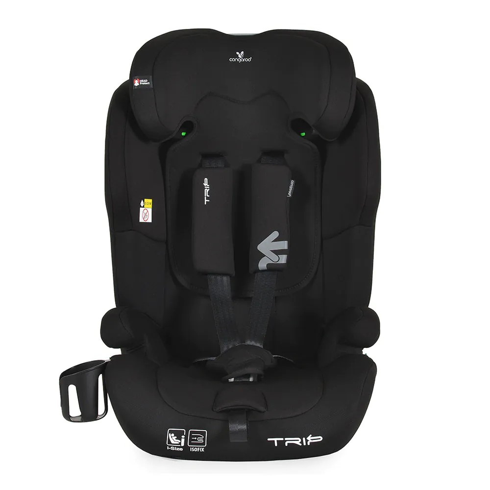 Scaun auto Cangaroo Trip I-Size (76-150 cm) 2026 Midnight Black - poza 3