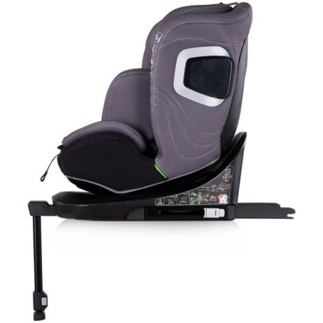 Scaun auto Chipolino Clima Air I-Size 40-150 cm cu sistem Isofix si sezut rotativ anthracite - poza 3