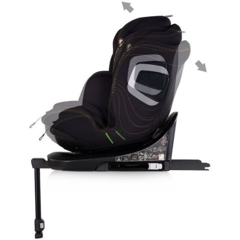 Scaun auto Chipolino Clima Air I-Size 40-150 cm cu sistem Isofix si sezut rotativ blackberry - poza 4