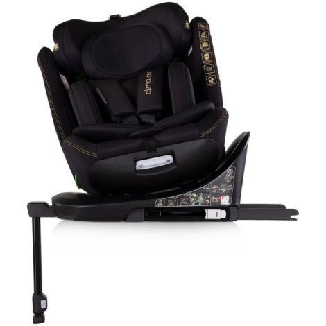 Scaun auto Chipolino Clima Air I-Size 40-150 cm cu sistem Isofix si sezut rotativ blackberry - poza 5