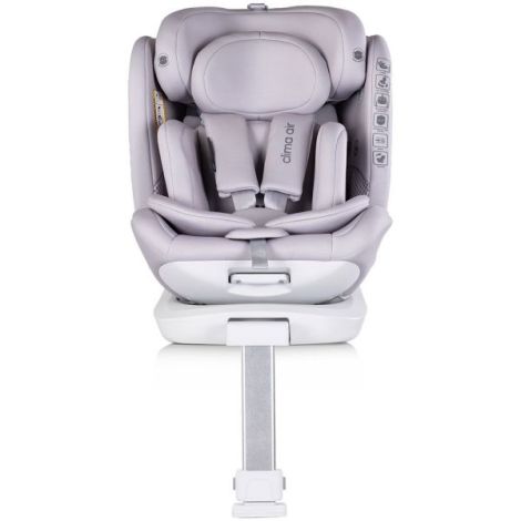Scaun auto Chipolino Clima Air I-Size 40-150 cm cu sistem Isofix si sezut rotativ cloud - poza 2