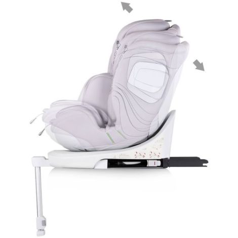 Scaun auto Chipolino Clima Air I-Size 40-150 cm cu sistem Isofix si sezut rotativ cloud - poza 4